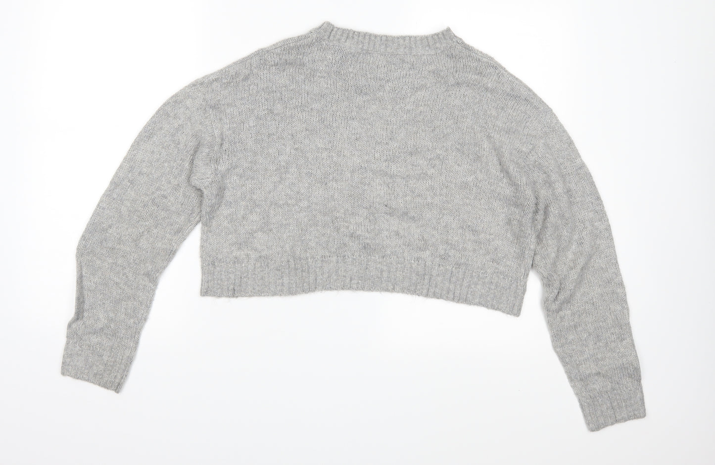 Divided Womens Grey  Knit Pullover Jumper Size M
