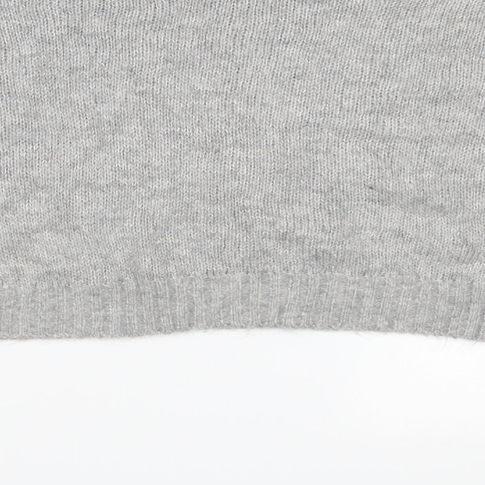 Divided Womens Grey  Knit Pullover Jumper Size M