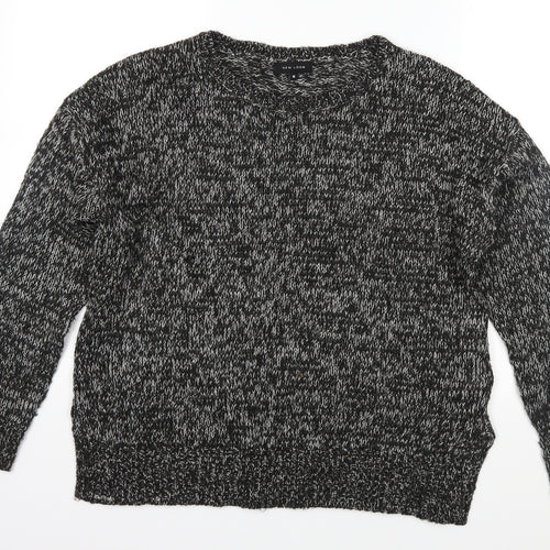 New Look Womens Black  Knit Pullover Jumper Size M