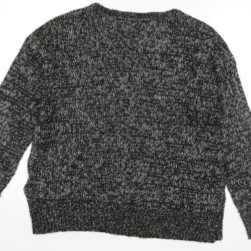 New Look Womens Black  Knit Pullover Jumper Size M