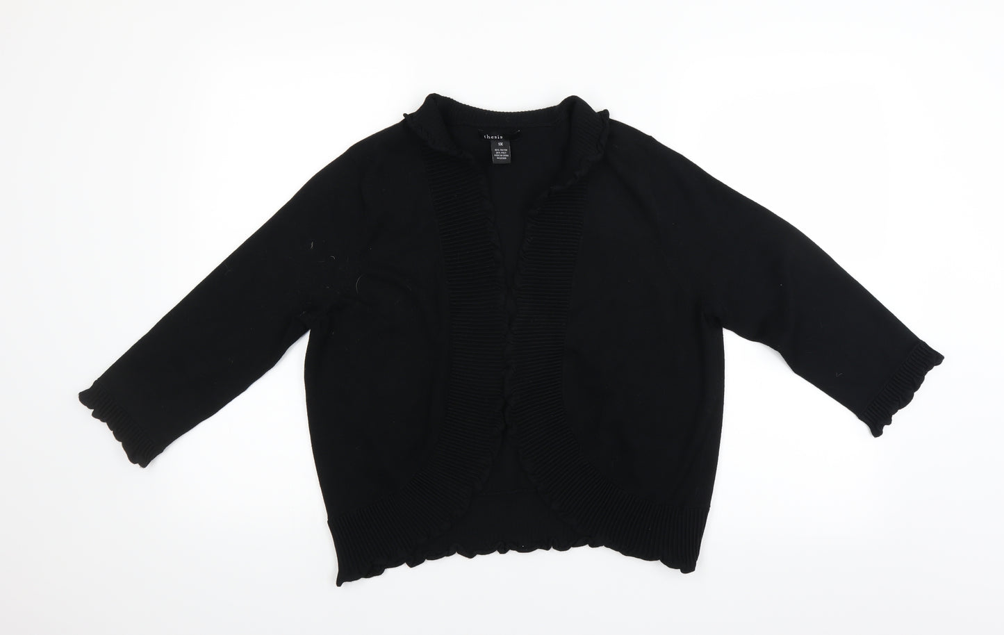 Thesis Womens Black   Cardigan Jumper Size XL