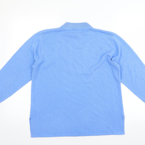Klassique Womens Blue   Pullover Jumper Size M