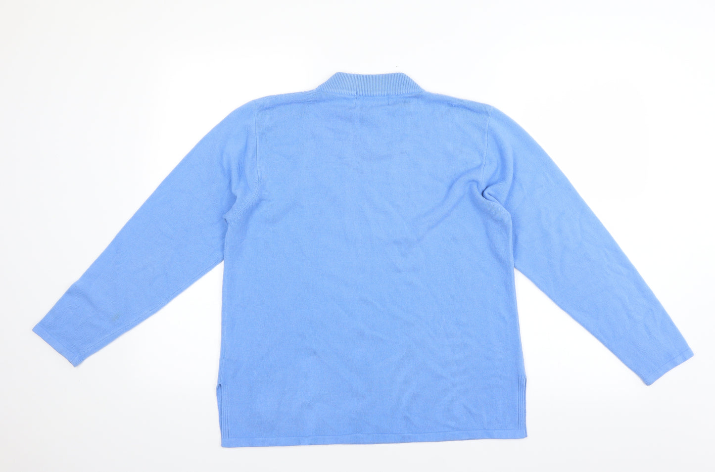 Klassique Womens Blue   Pullover Jumper Size M