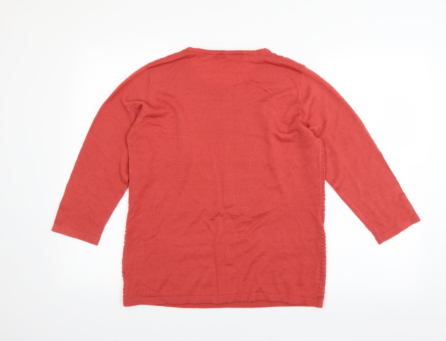 ISLE Womens Pink   Pullover Jumper Size M