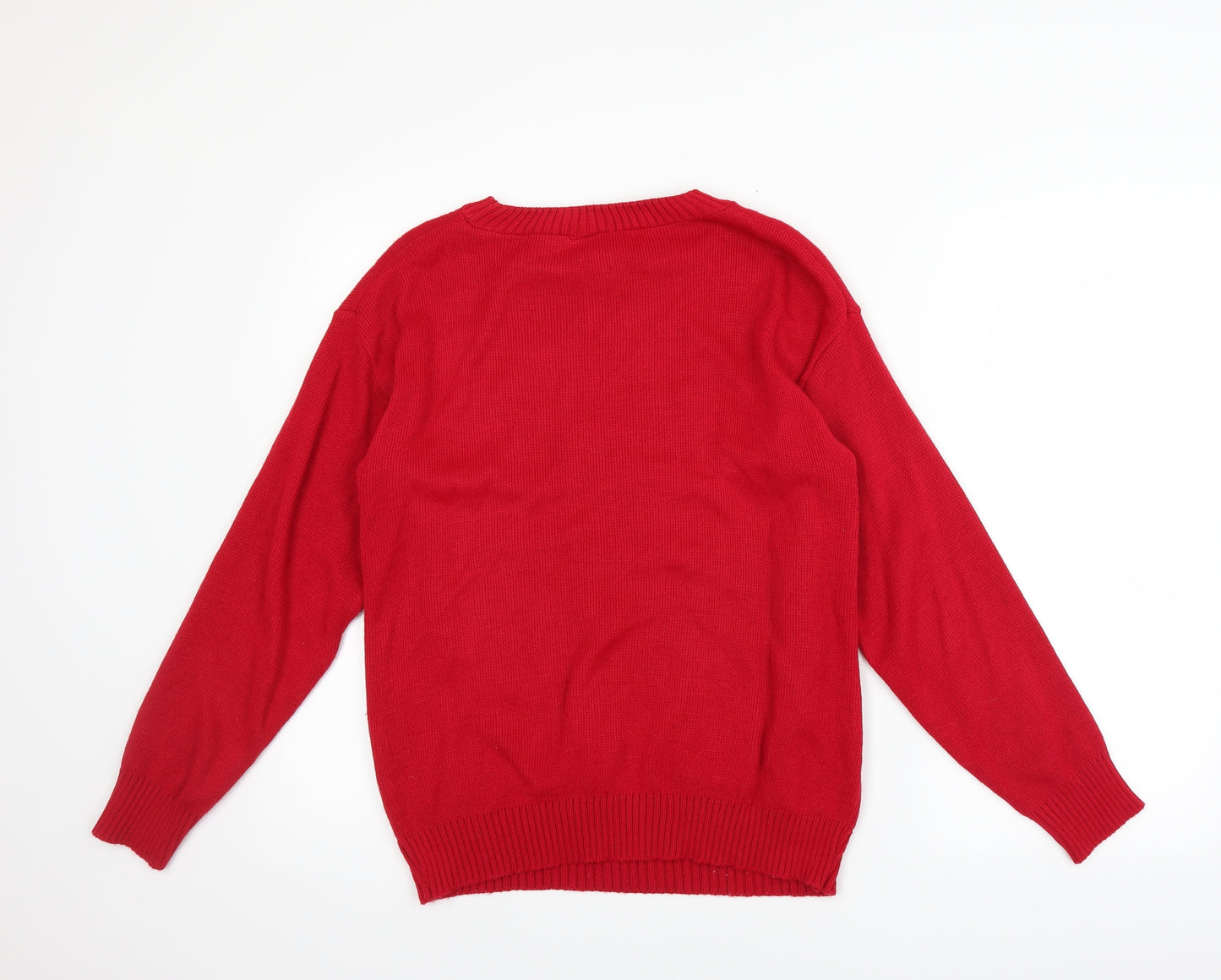Izabel London Womens Red   Pullover Jumper Size 8  - Christmas  Jumper