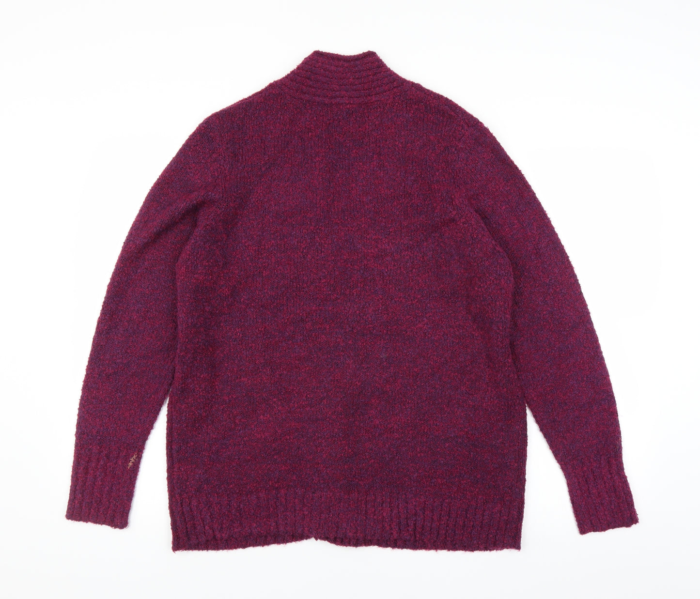 M&Co Womens Purple   Cardigan Jumper Size 16