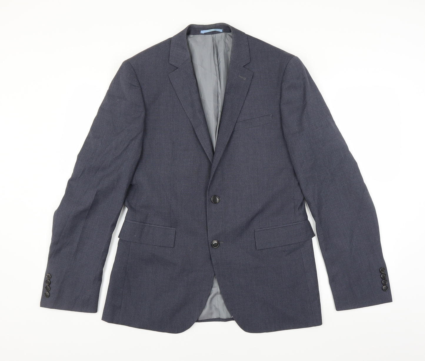Cedar Wood State Mens Blue   Jacket Suit Jacket Size 38