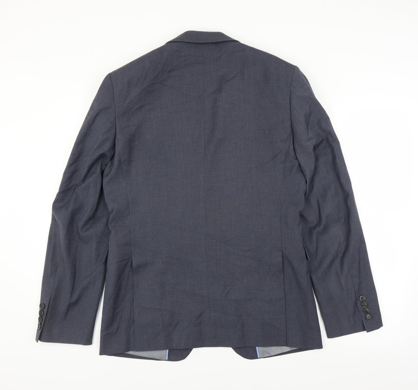 Cedar Wood State Mens Blue   Jacket Suit Jacket Size 38