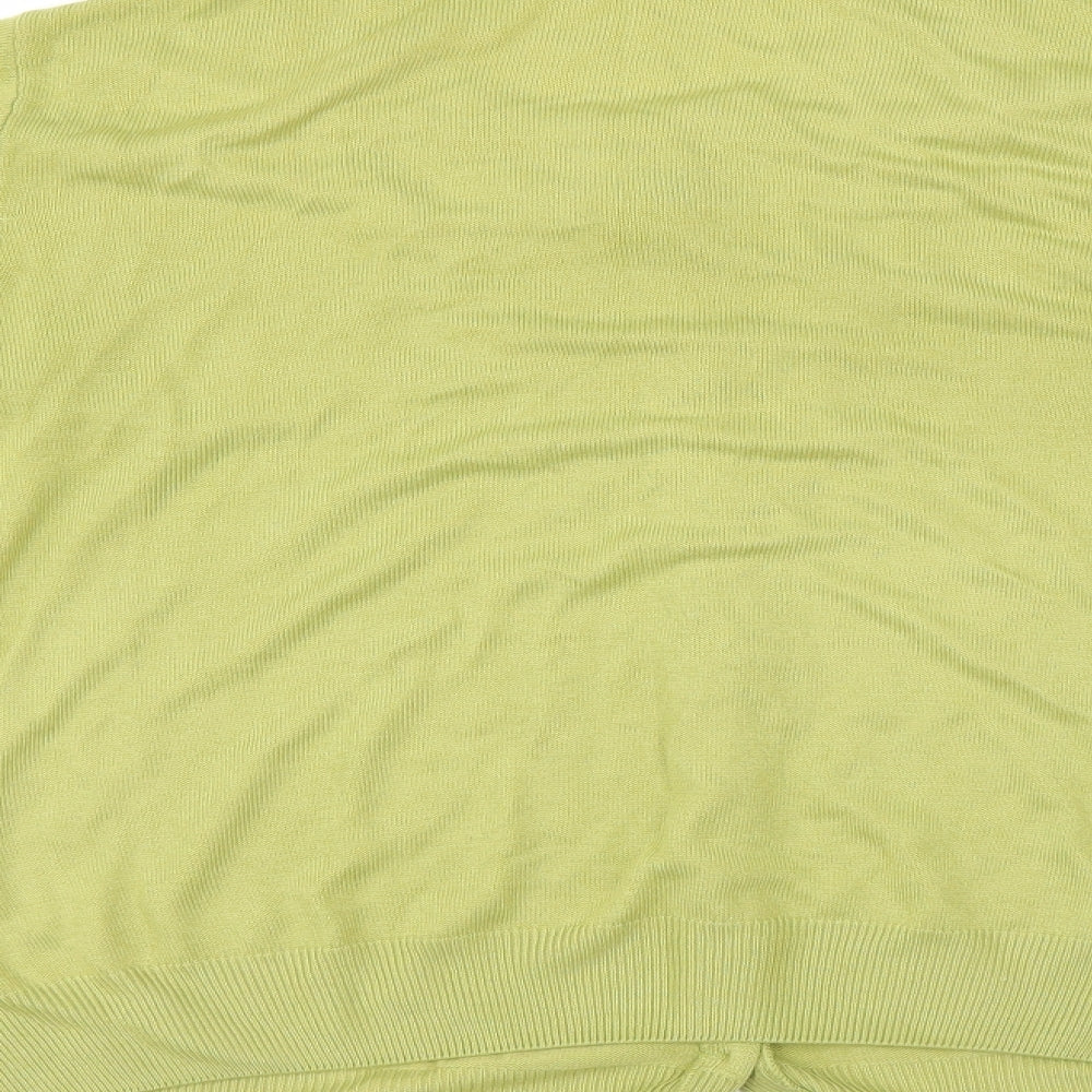 Marks and Spencer Womens Green   Cardigan Jumper Size 18