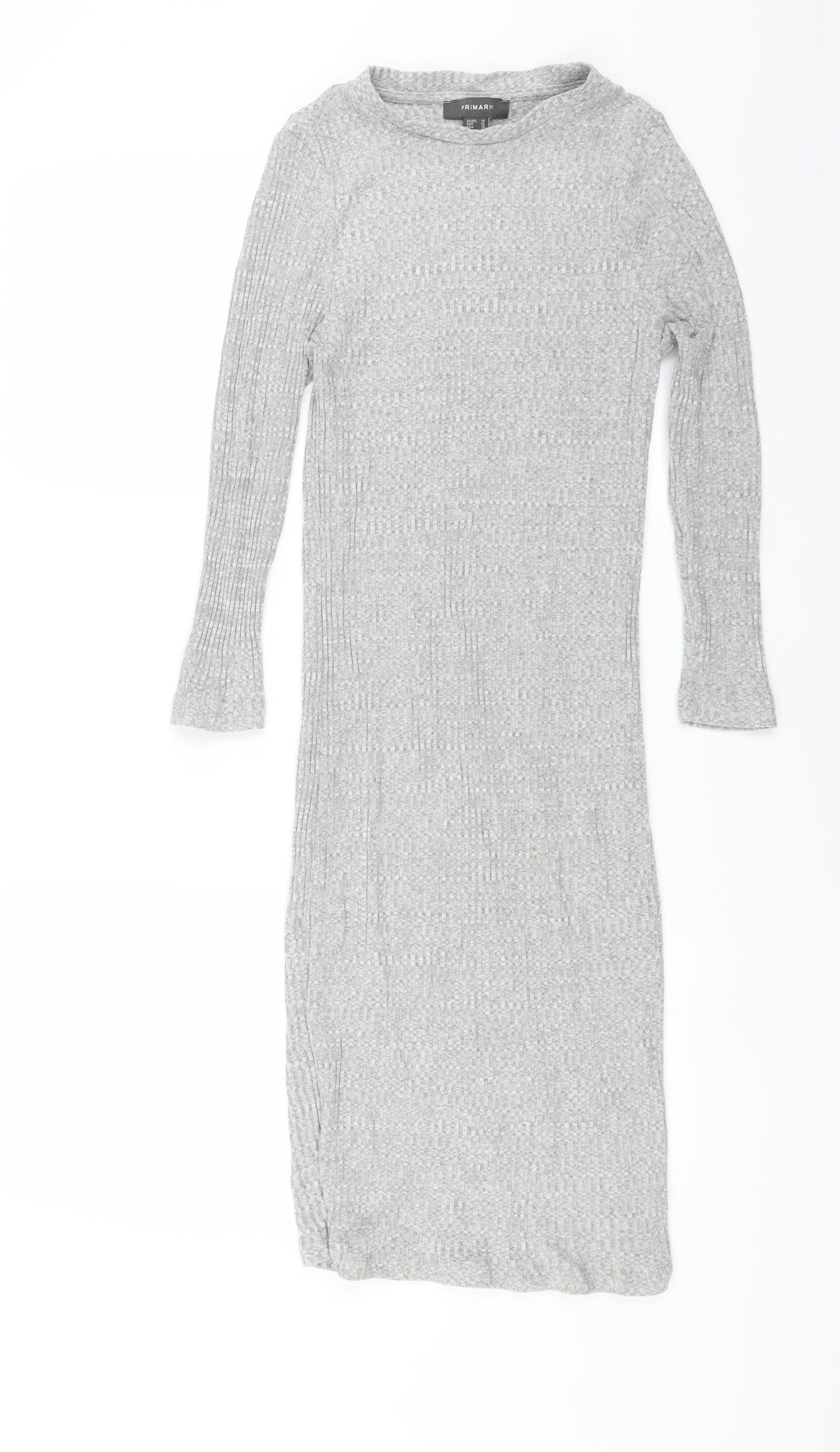 Primark Womens Grey   Bodycon  Size 14
