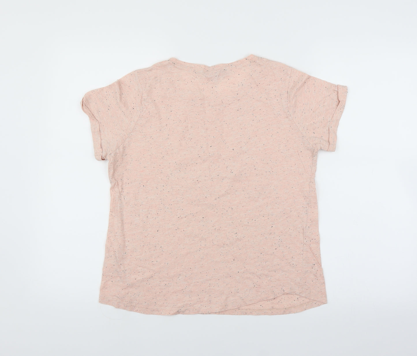 Pep & Co Womens Pink   Basic T-Shirt Size 14