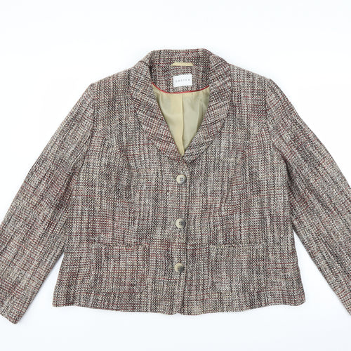 Eastex Womens Beige   Jacket Suit Jacket Size 20