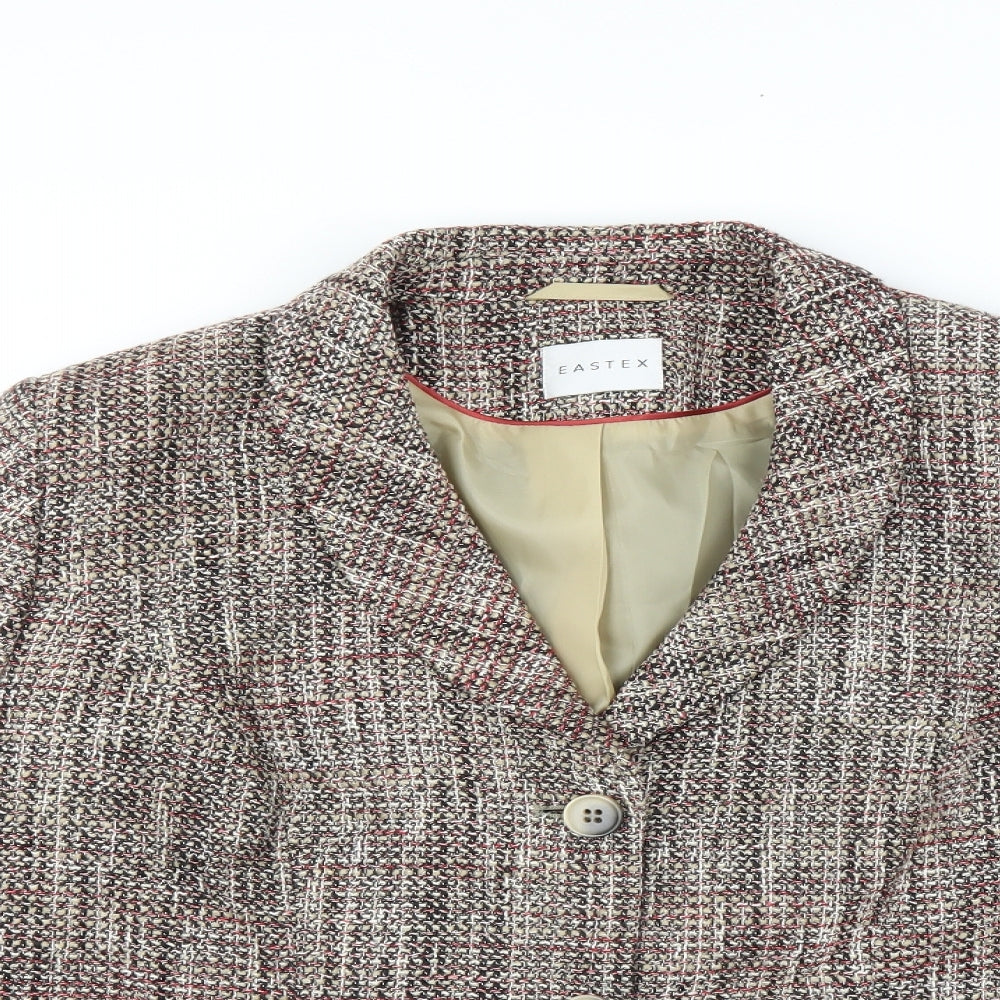 Eastex Womens Beige   Jacket Suit Jacket Size 20