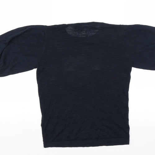 NEXT Womens Blue   Pullover Jumper Size 8  - star fine knit