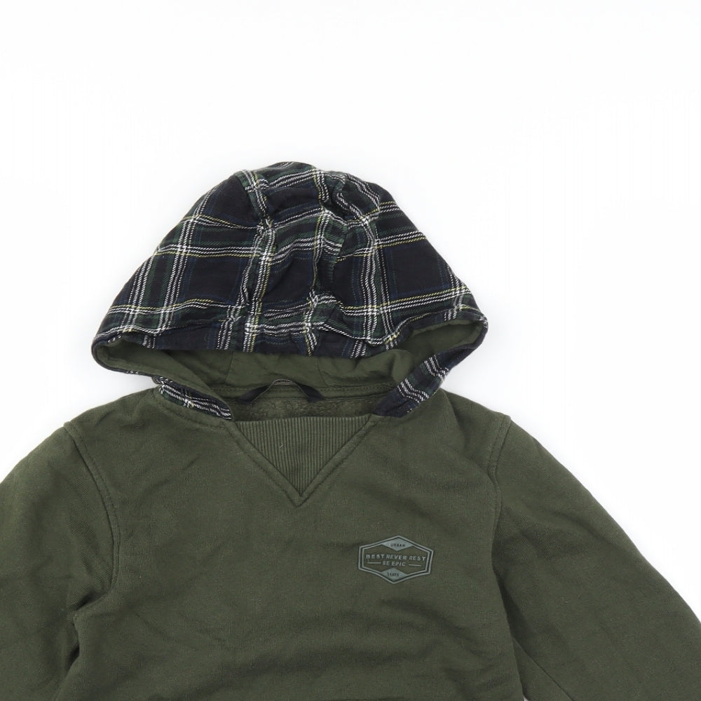 George Boys Green   Pullover Hoodie Size 5-6 Years
