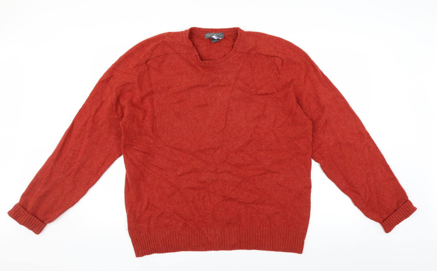 Daniel Cremieux Mens Orange   Pullover Jumper Size L