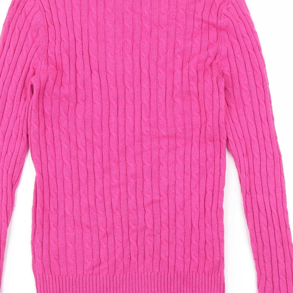 Crew Clothing Womens Pink   Pullover Jumper Size 12