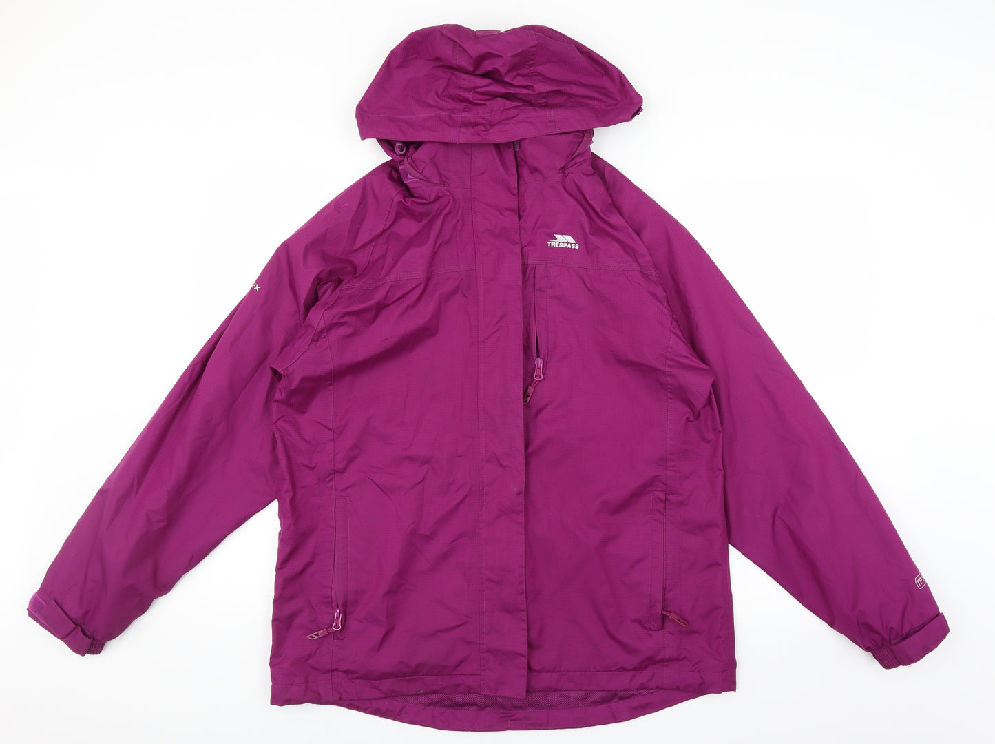Tresspass Womens Purple   Rain Coat Jacket Size XL