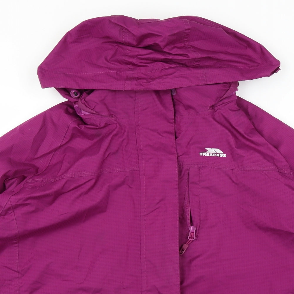 Tresspass Womens Purple   Rain Coat Jacket Size XL