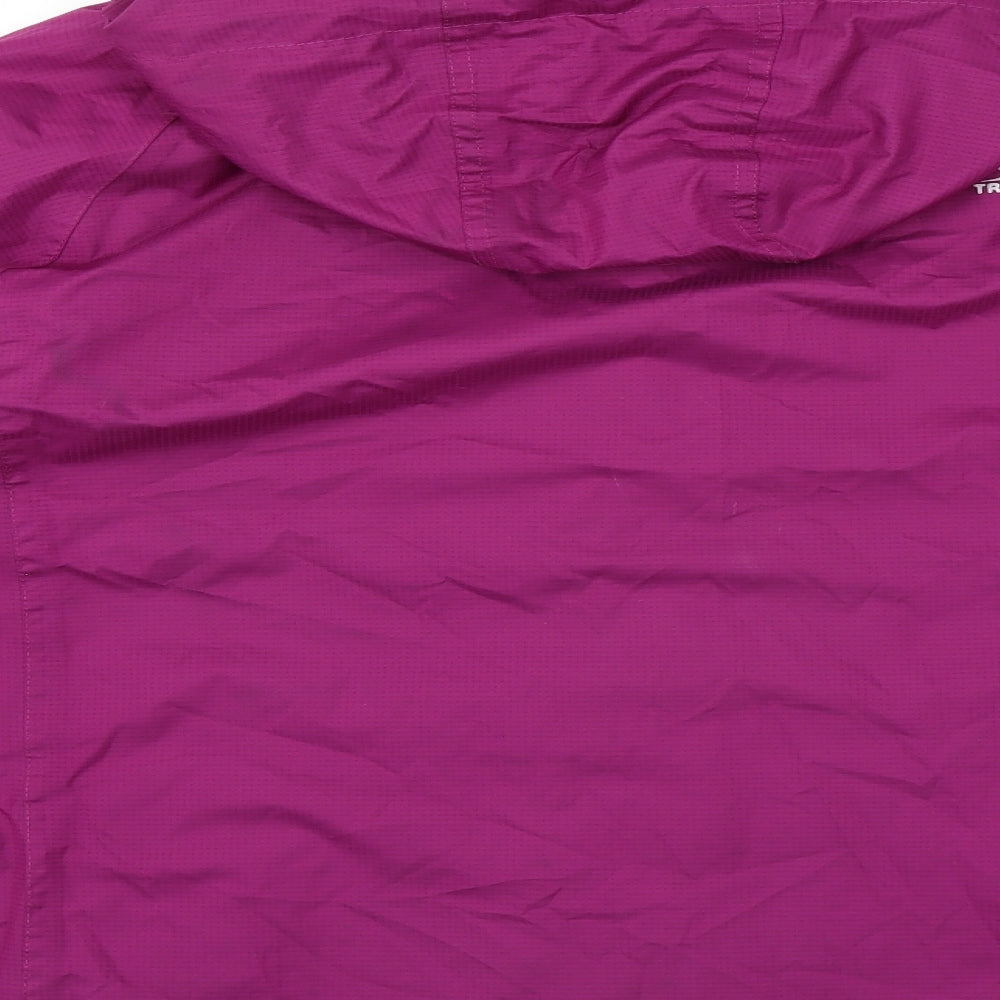 Tresspass Womens Purple   Rain Coat Jacket Size XL