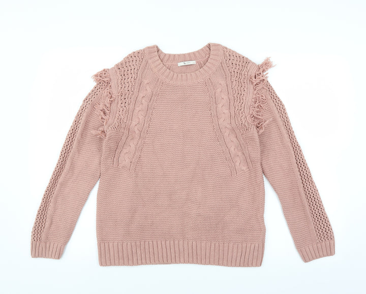 Sainsburys Womens Pink   Pullover Jumper Size 12