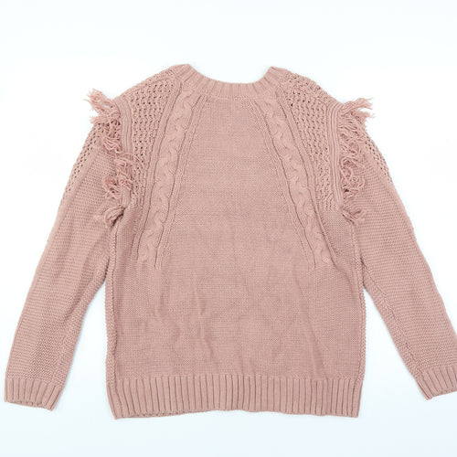 Sainsburys Womens Pink   Pullover Jumper Size 12