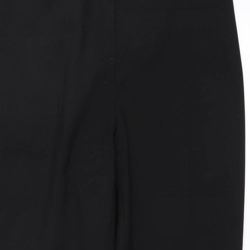Papaya Womens Black   Trousers  Size 12 L27 in