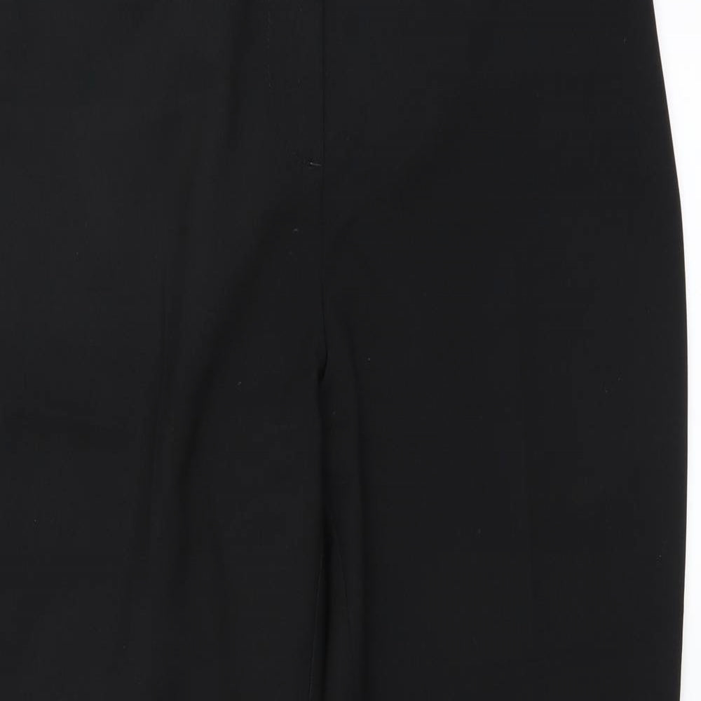 Papaya Womens Black   Trousers  Size 12 L27 in