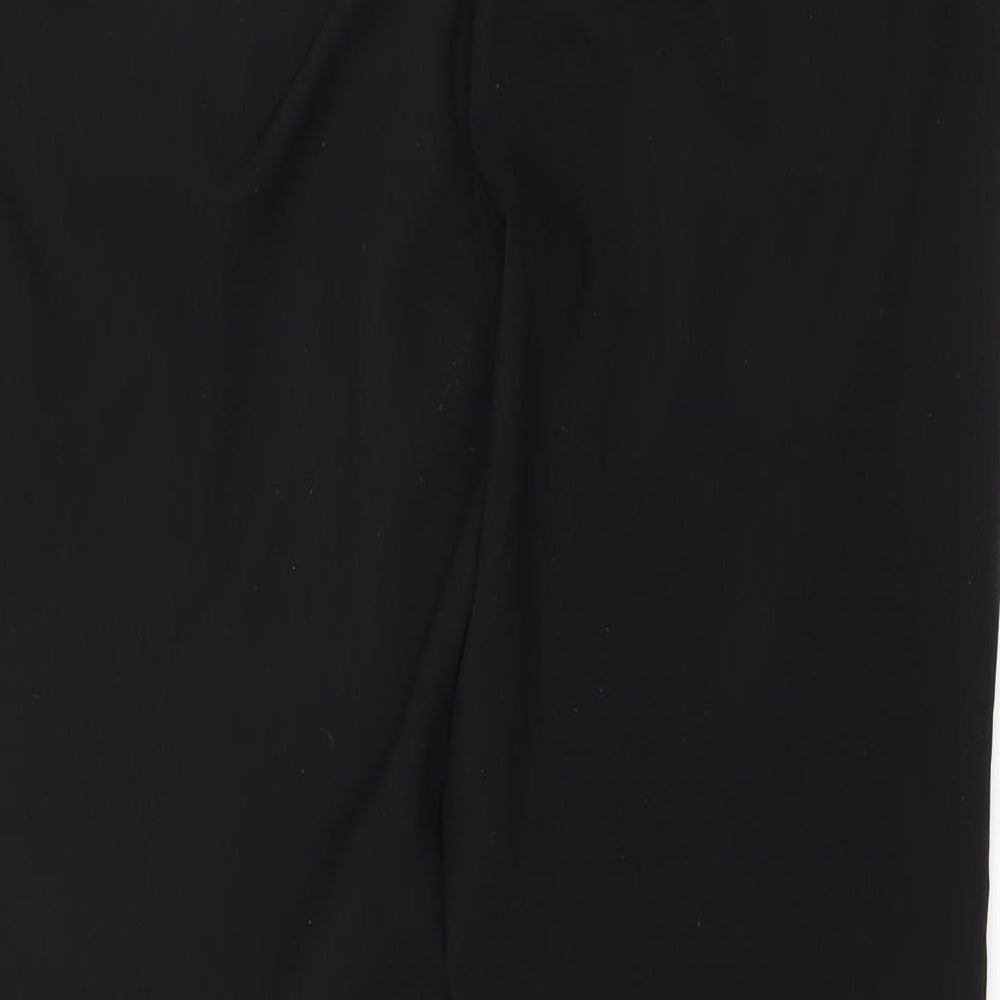 Papaya Womens Black   Trousers  Size 12 L27 in
