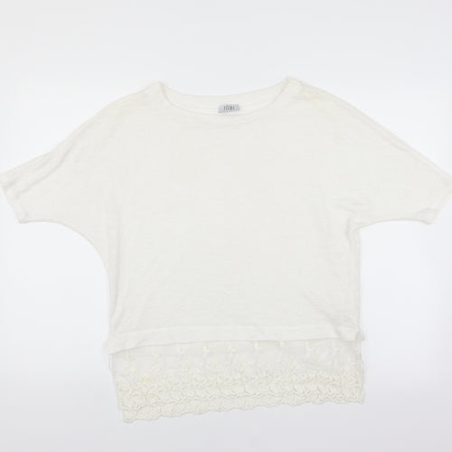 Tobi Womens White   Pullover Jumper Size S