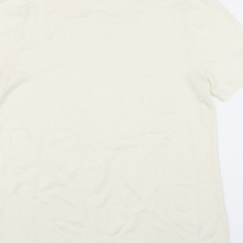 BHS Womens White   Pullover Jumper Size 12