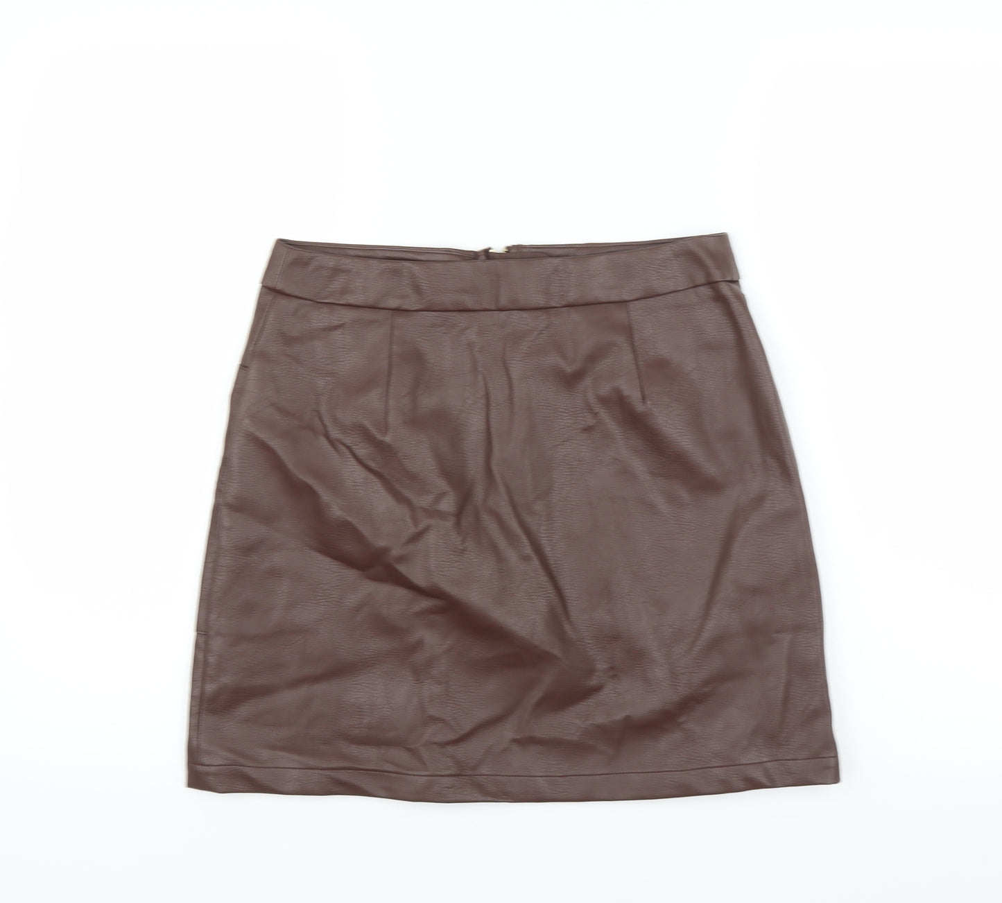 F&F Womens Brown   A-Line Skirt Size 8