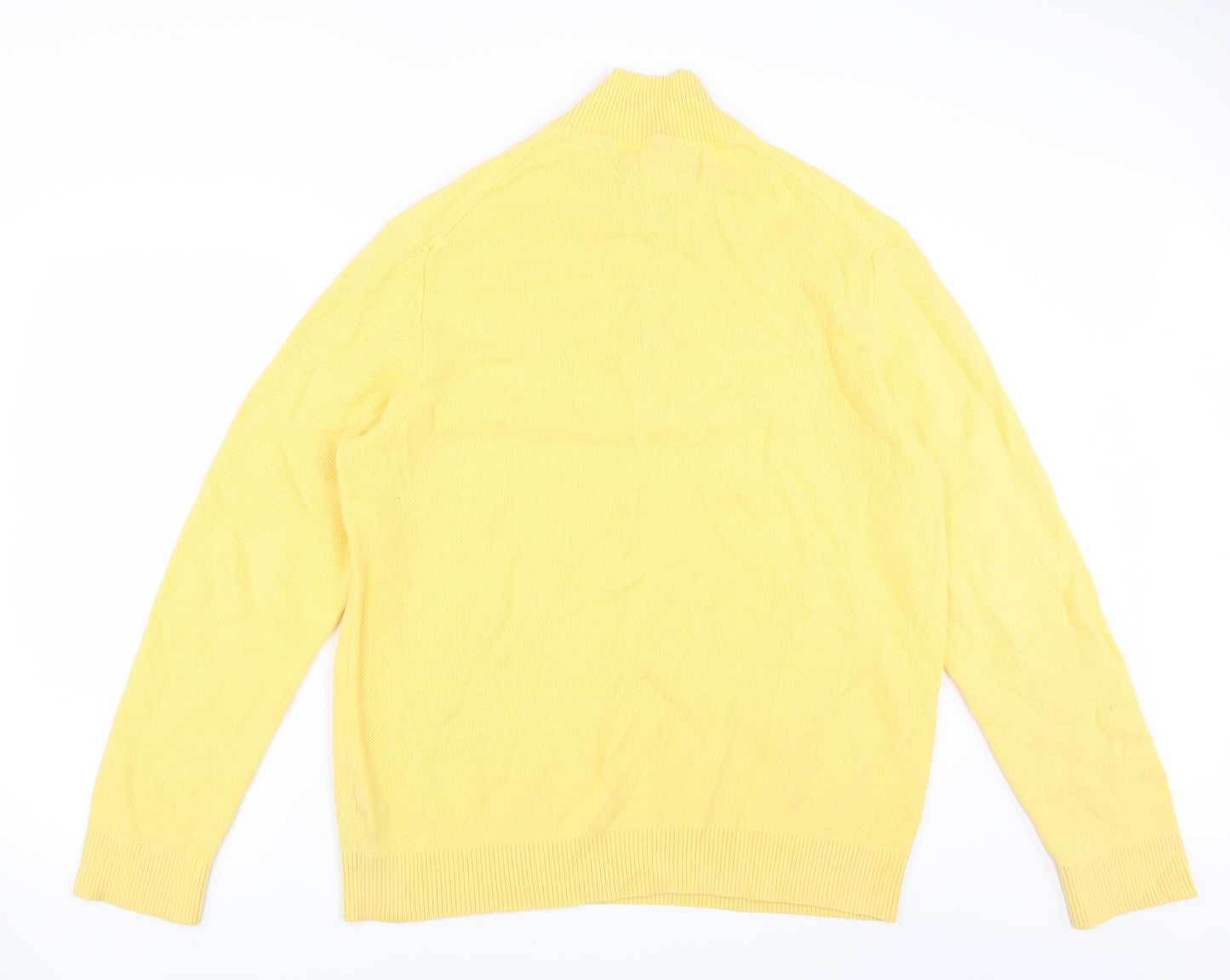 Tommy Hilfiger Mens Yellow   Pullover Jumper Size XL