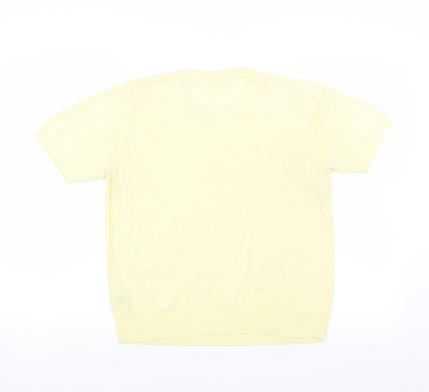 Marks and Spencer Womens Yellow   Pullover Jumper Size 14