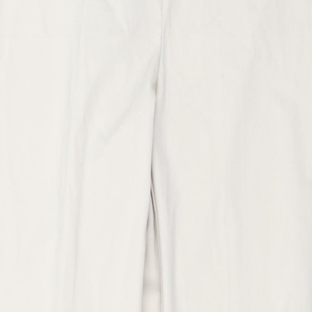 Marks and Spencer Womens Ivory   Trousers  Size 12 L29 in