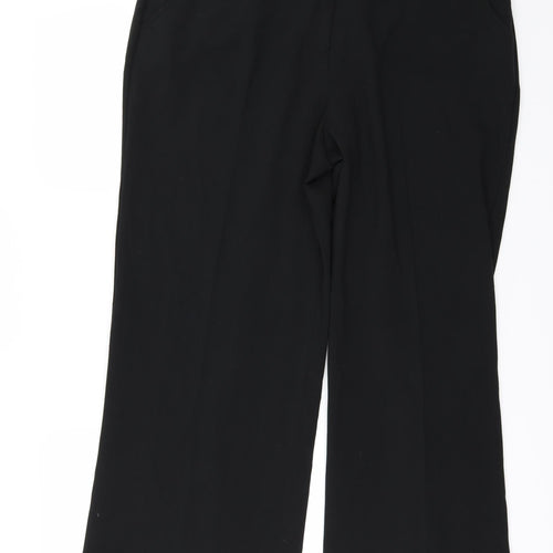 Kaleidoscope Womens Black   Trousers  Size 16 L28 in