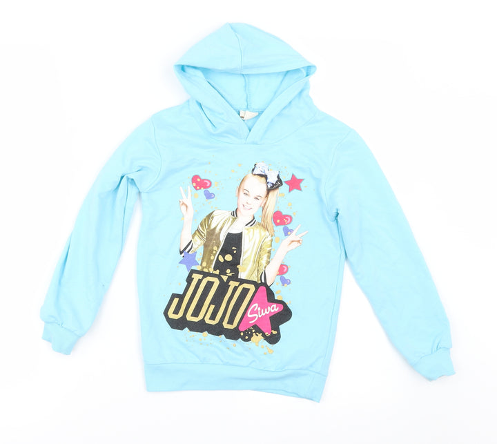 dgfstm Girls Blue   Pullover Hoodie Size 7 Years