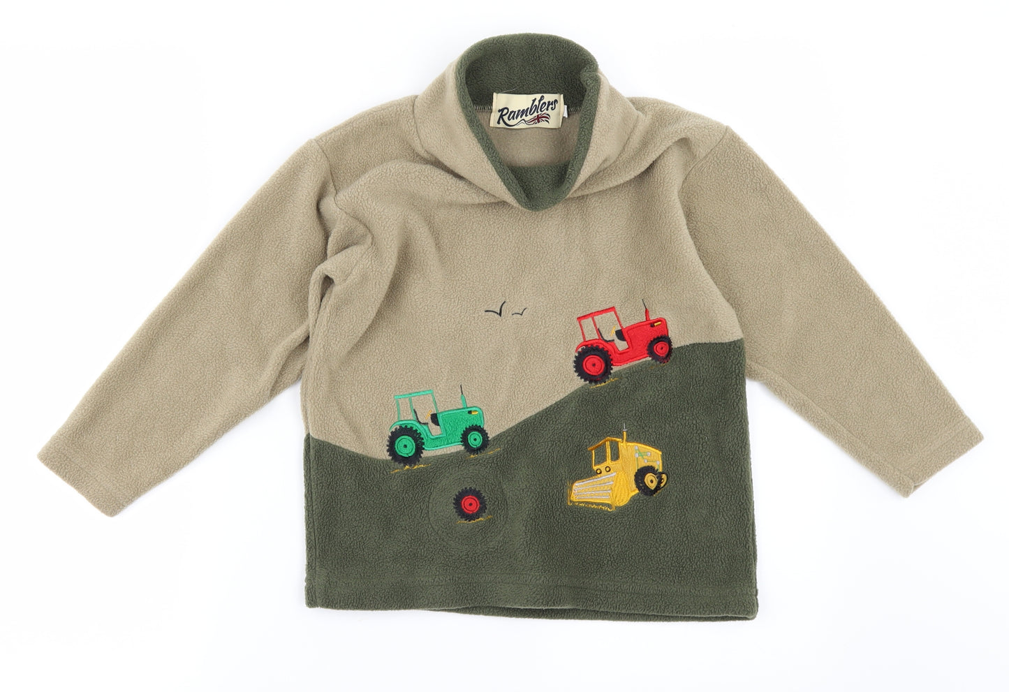ramblers Boys Green  Fleece Jacket  Size 6-7 Years