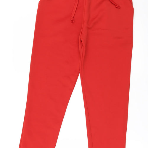 I SAW IT FIRST Womens Red   Cropped Trousers Size L L23 in