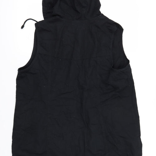J f m Womens Black   Gilet Jacket Size 22
