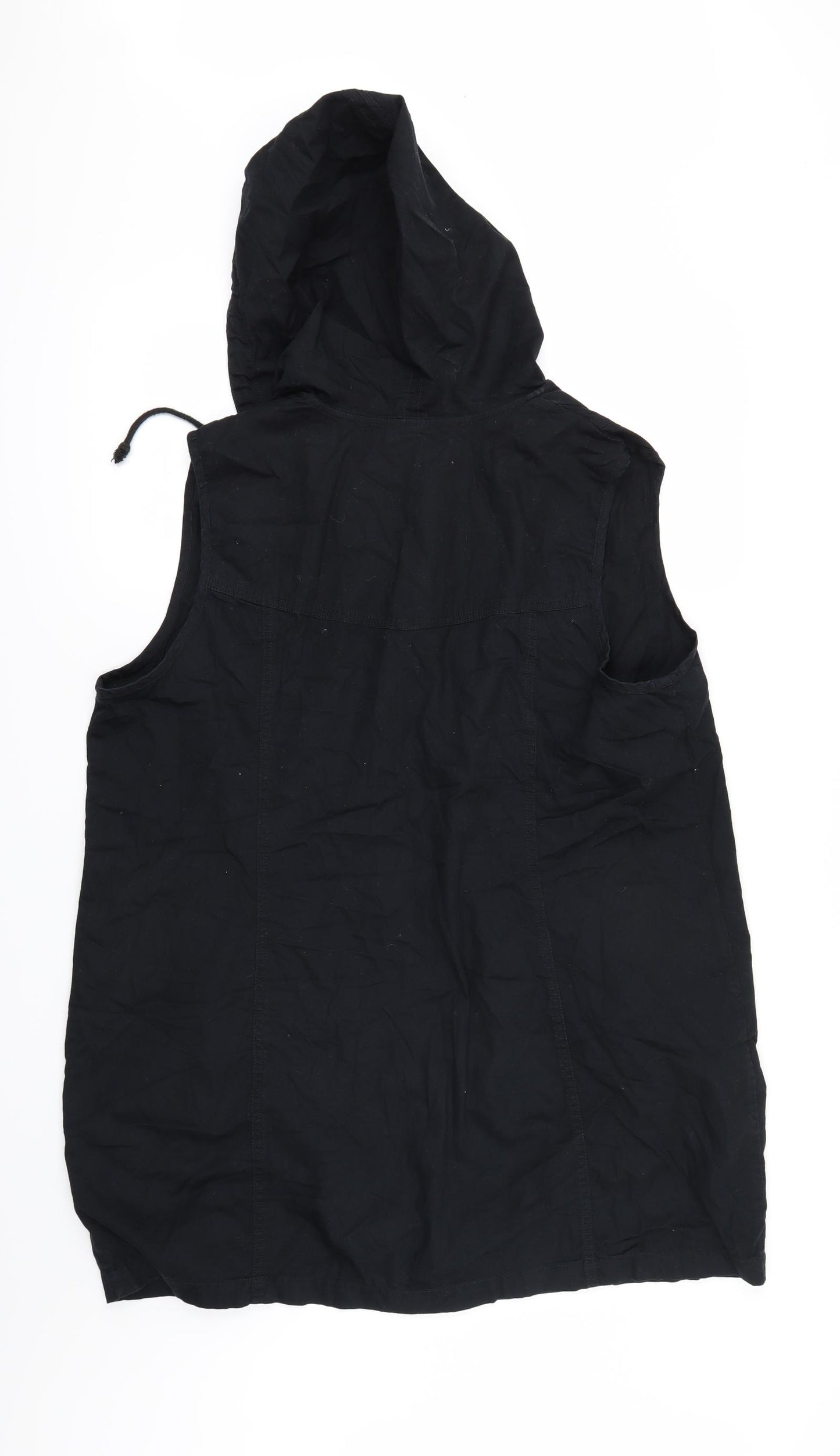 J f m Womens Black   Gilet Jacket Size 22
