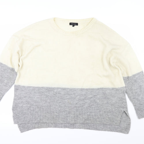 New Look Womens Beige   Pullover Jumper Size L