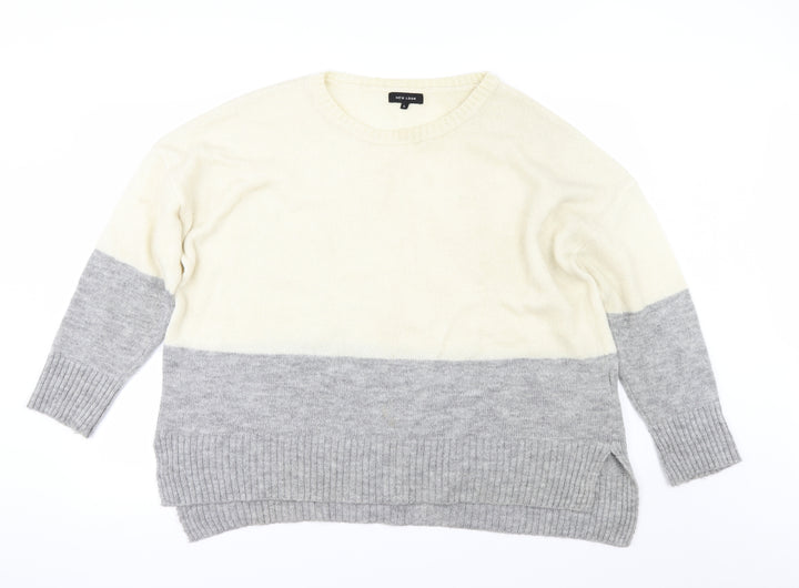 New Look Womens Beige Pullover Jumper Size L