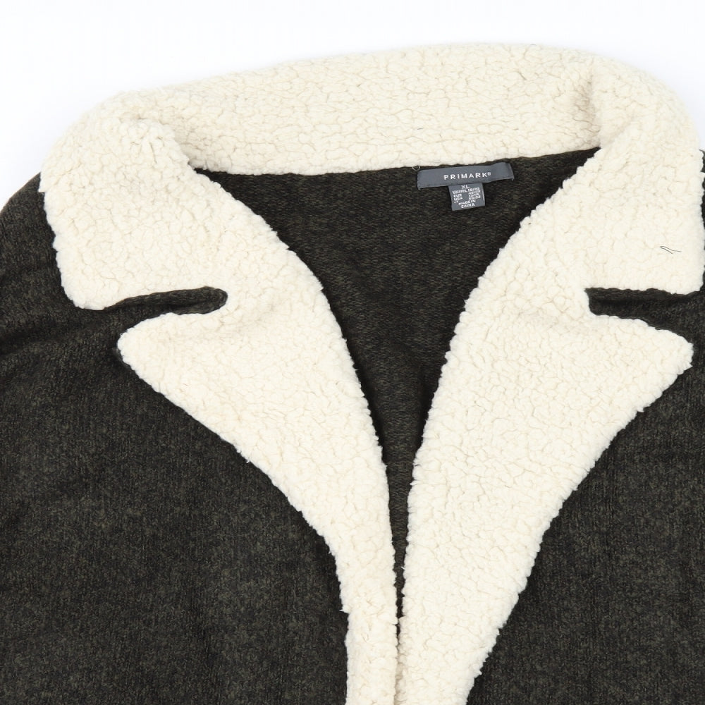 Primark Womens Green   Cardigan Jumper Size XL