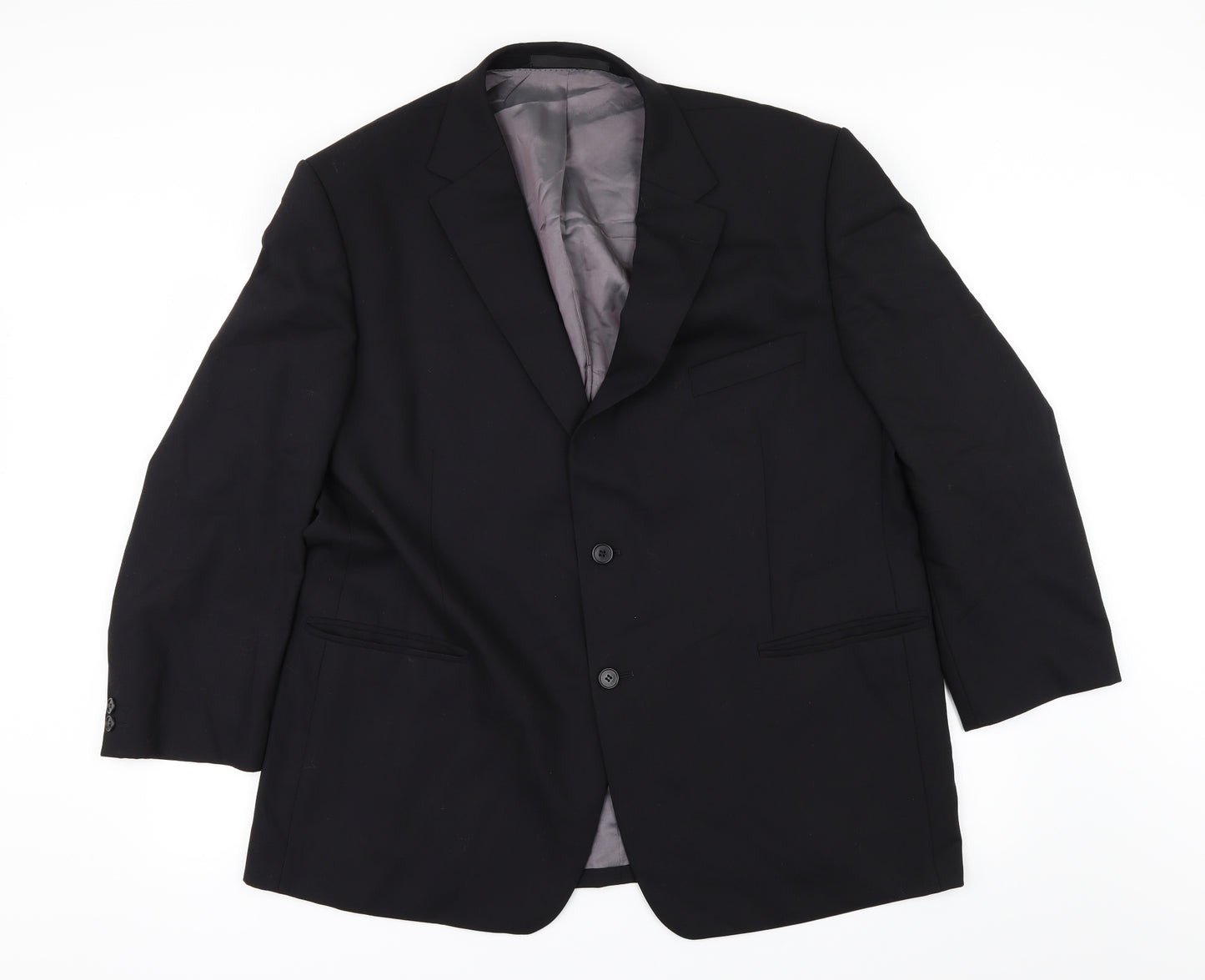Marks and Spencer Mens Black   Jacket Suit Jacket Size 46