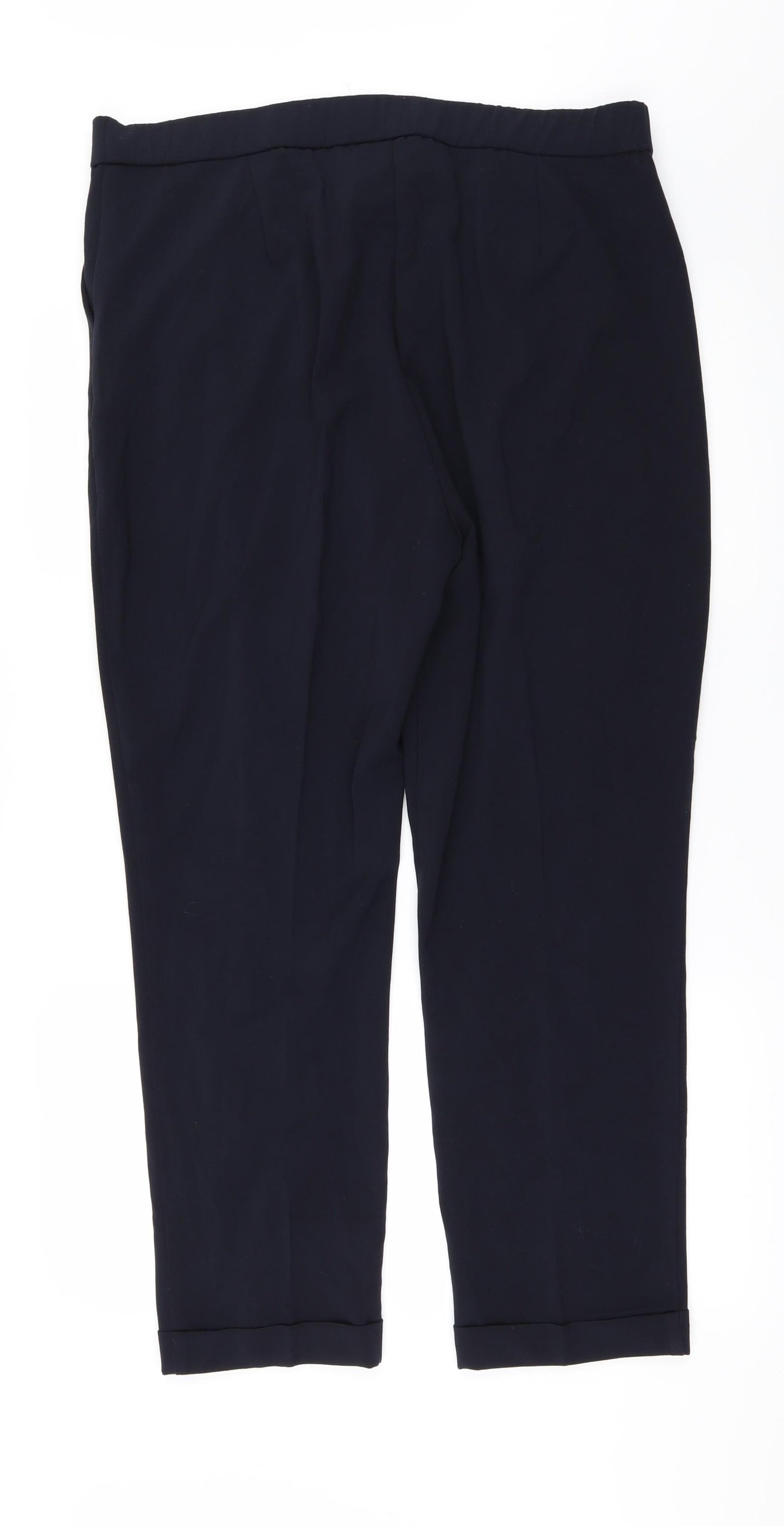 magic waistline Womens Blue   Trousers  Size 16 L27 in