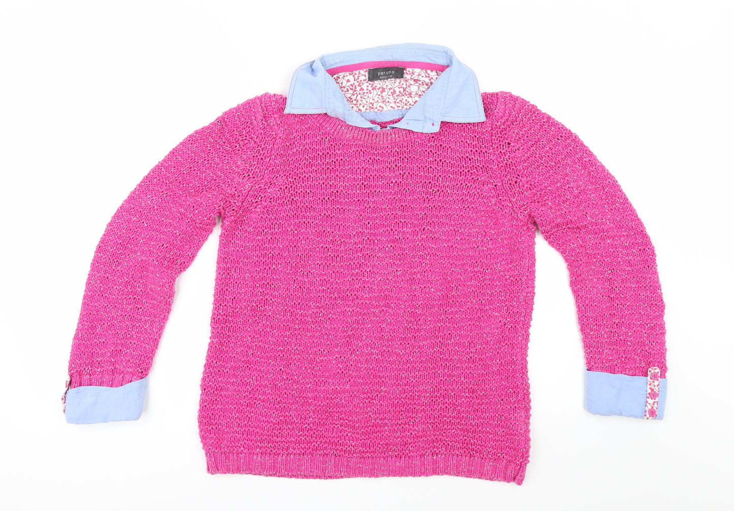 Per Una Womens Pink   Pullover Jumper Size 12