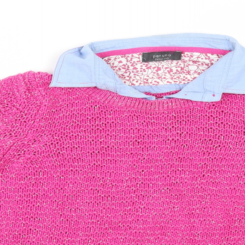 Per Una Womens Pink   Pullover Jumper Size 12