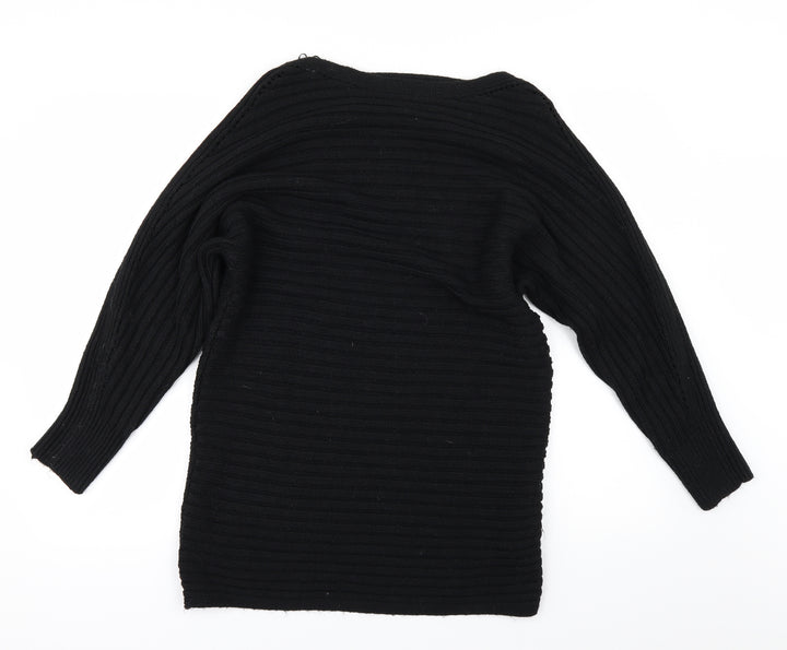George Womens Black Pullover Jumper Size S