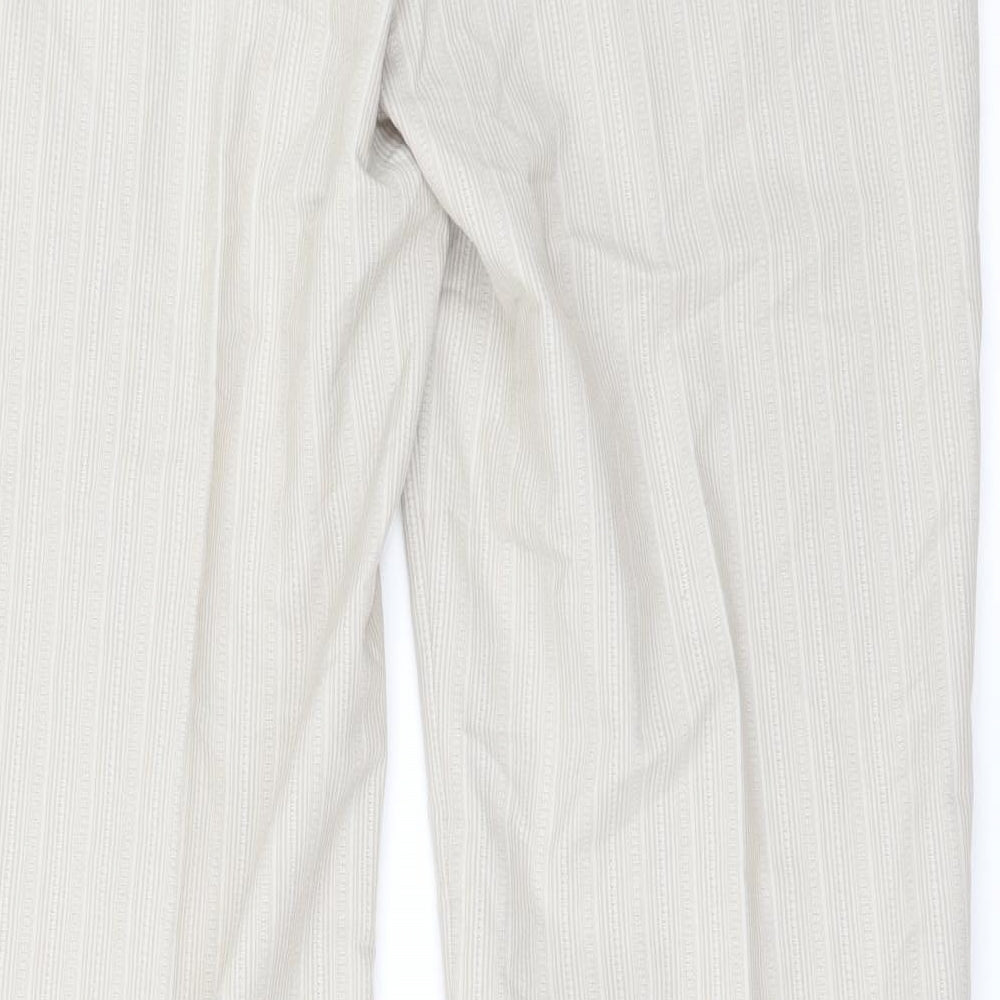 NEXT Womens Beige   Trousers  Size 12 L28 in